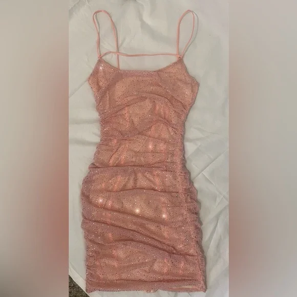 Oh Polly pink mini dress - Picture 3 of 5